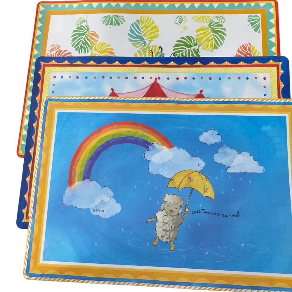 Placemats for littles—set of three